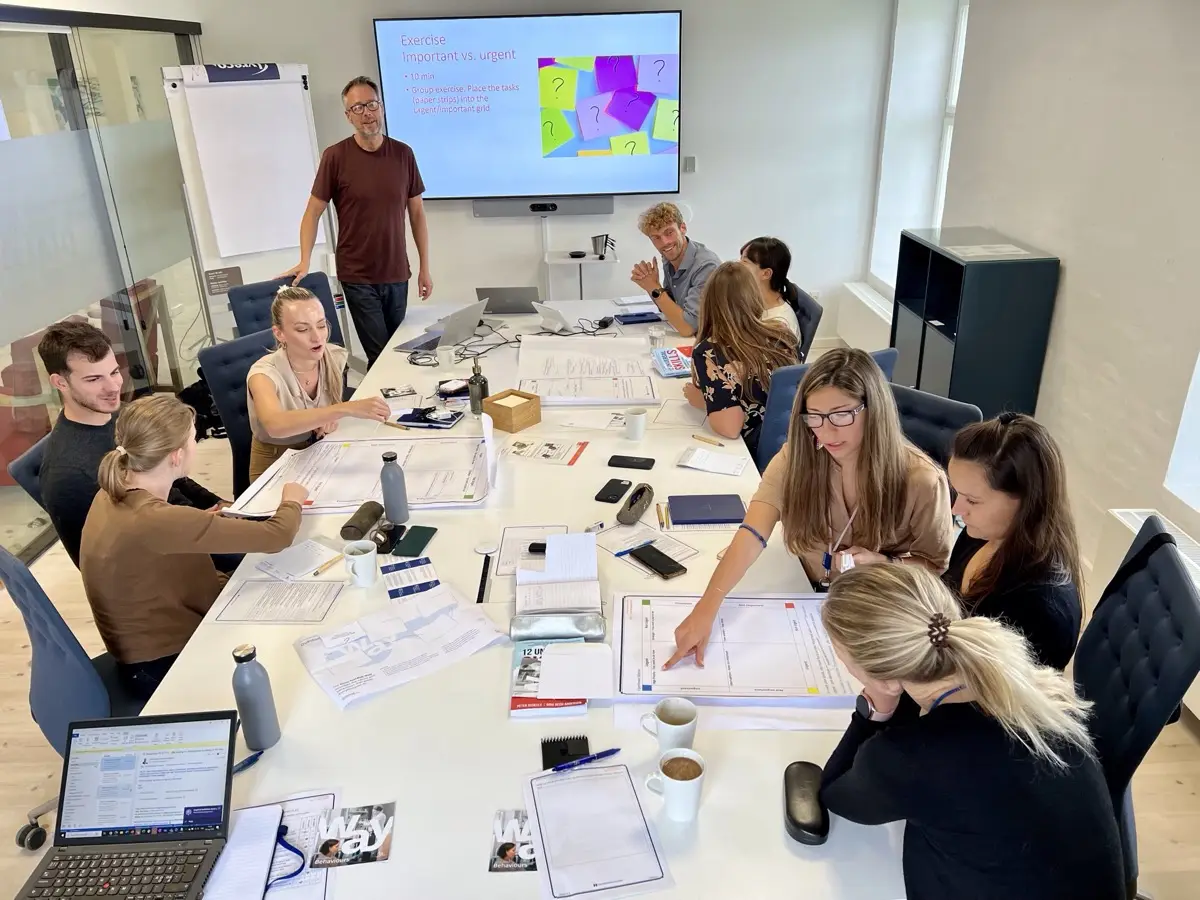 12 Universal Skills group exercise at Novo Nordisk